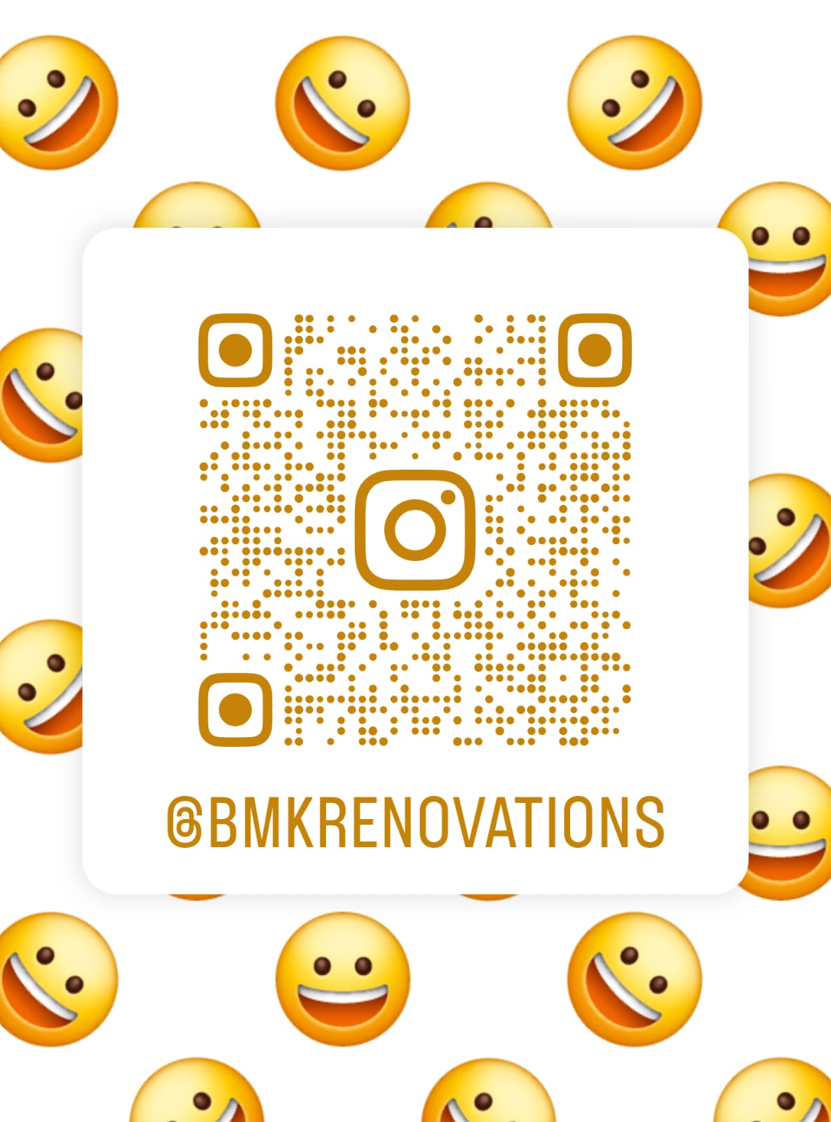 BMK Renovations Instagram QR code