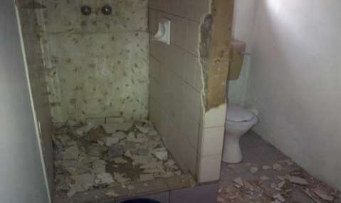 Bathroom before
